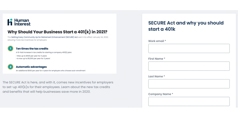 Why Start a 401k